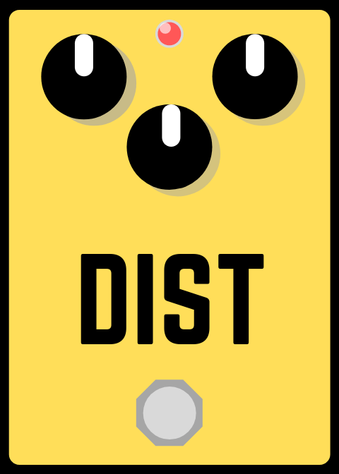 distortion pedal